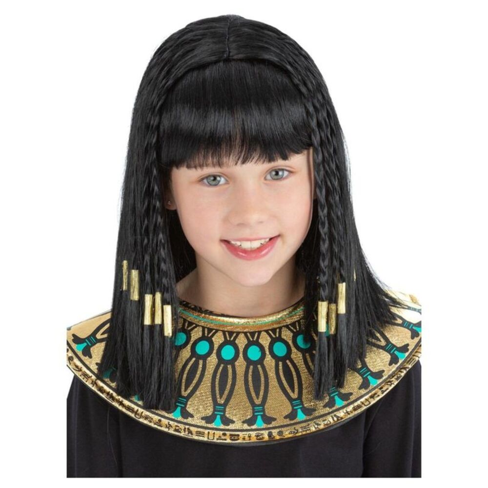 Smiffys Girls Cleopatra Wig / Black
